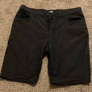 Vans Men's Dark Gray/Black Shorts Size 32 Waist 20” length